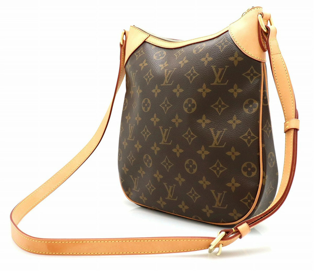 Louis Vuitton Odeon Shoulder Monogram Crossbody Bag Brown